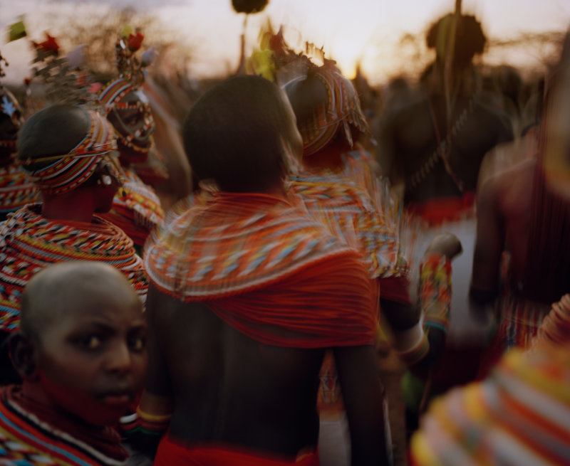 lmuget le nkarna # X, sasaab village, westgate community conservancy, northern kenya - with butterflies and warriors III - David Chancellor
