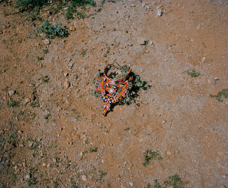 moran necklace, northern kenya - with butterflies and warriors III - David Chancellor